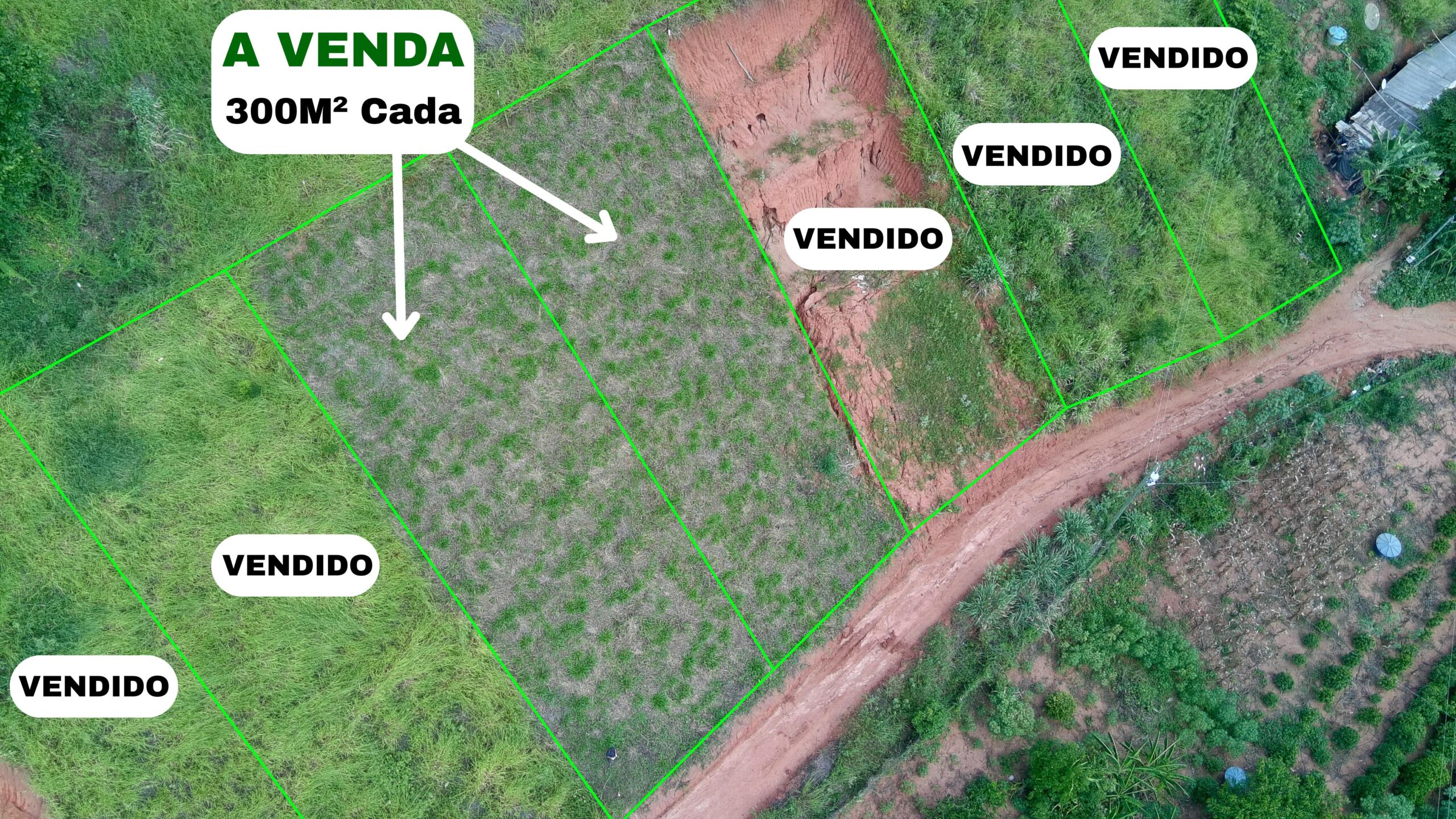 2 Lotes a venda em Itabirinha
