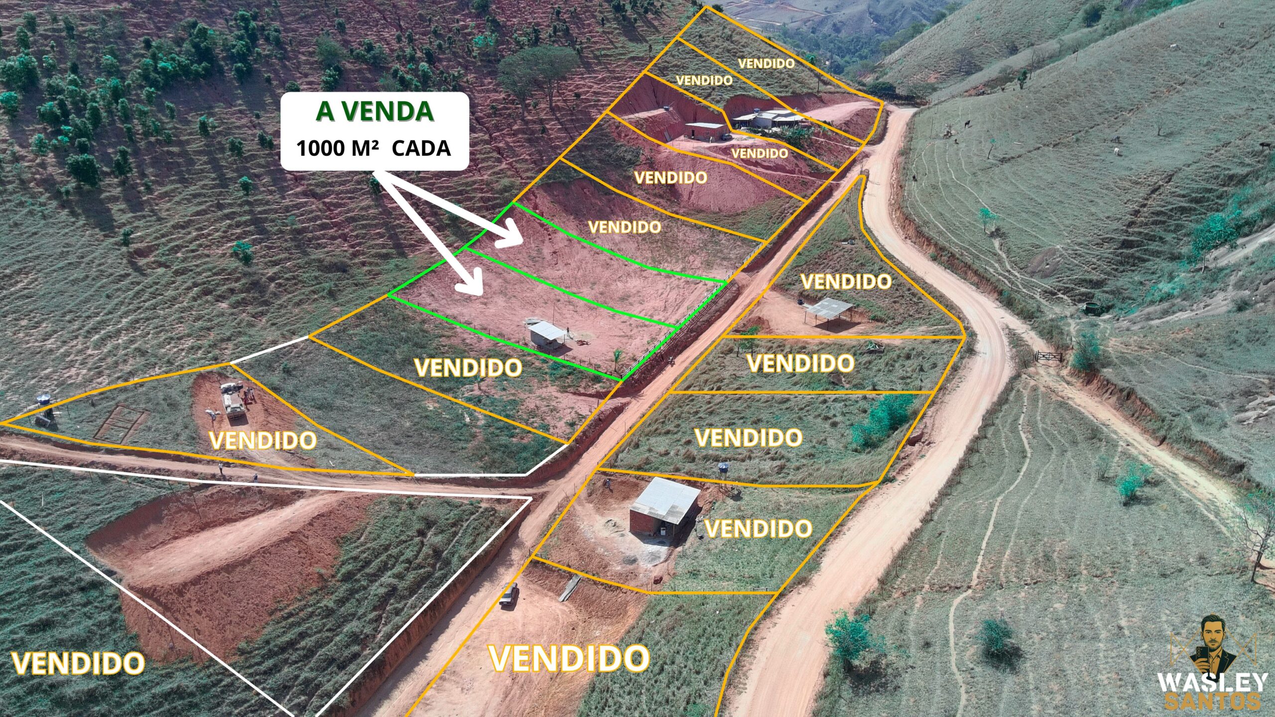 Lotes em Itabirinha, no site wasley santos