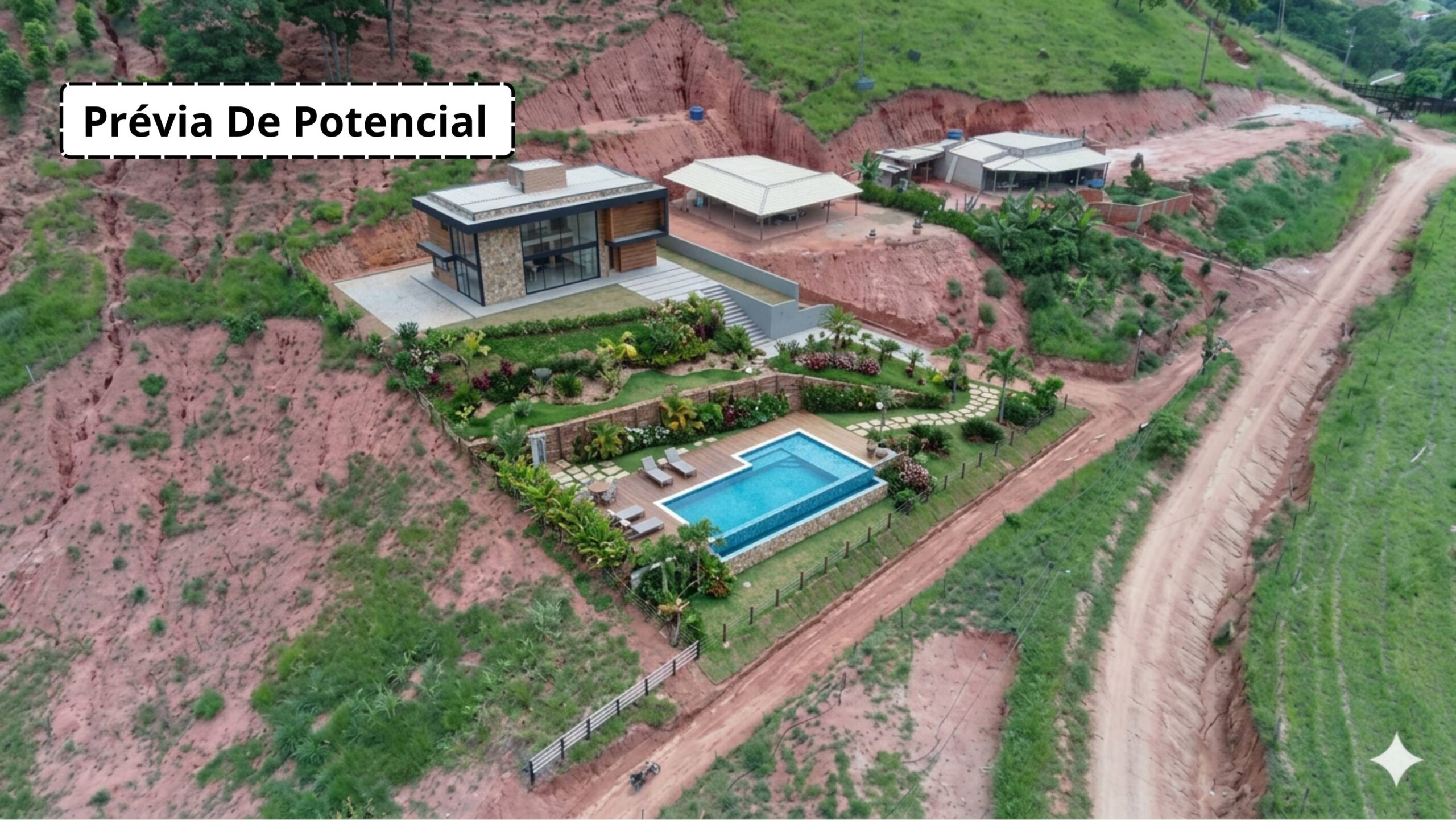 Prévia do pontencial do terreno que Wasley Santos está vendendo em Itabirinha, terreno de 1000 m² por apenas 50 mil