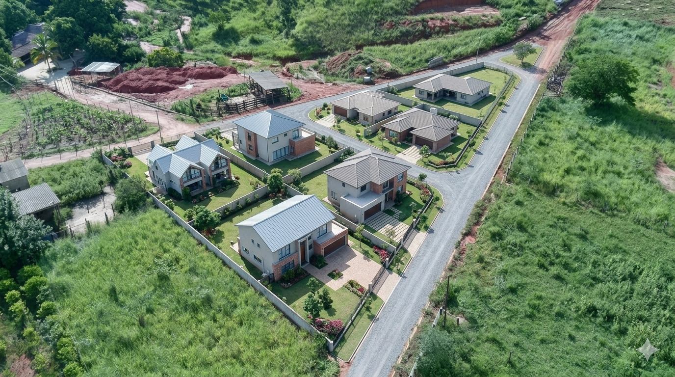 Essa imagem é um exemplo do que pode ser construido nos lotes divulgados por Wasley Santos em Itabirinha MG